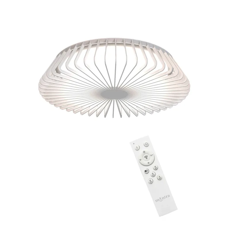Mantra Himalaya, bílé stropní svítidlo s dálkovým ovladačem LED 56W 2700K-5000K, průměr 53cm Cenový Hit