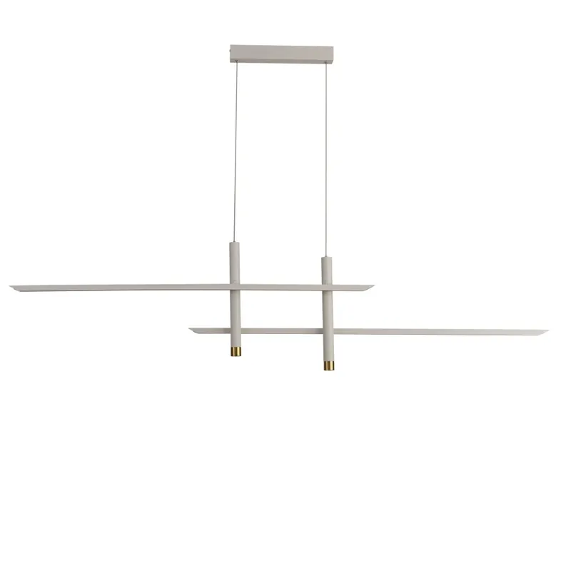 Mantra Esparta, moderní závěsné svítidlo LED 50W 3000K bílá/zlatá, délka 153cm Originální