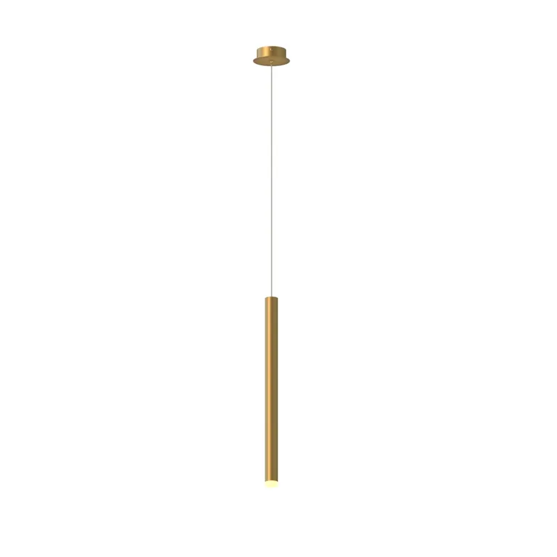 Mantra Cala, zlaté závěsné svítidlo LED 6W 3000K, Ø3,5 x 53cm Cenově Výhodný