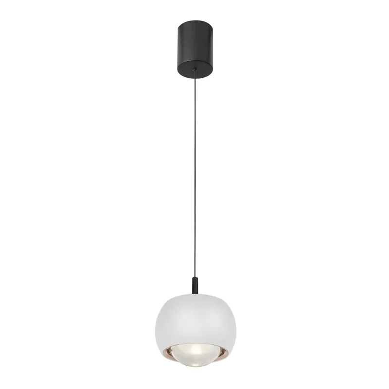 Mantra Roller, stahovací závěsné svítidlo se svícením dolů LED 12W, 3000K, bílá, průměr 9,6cm Koupit Online