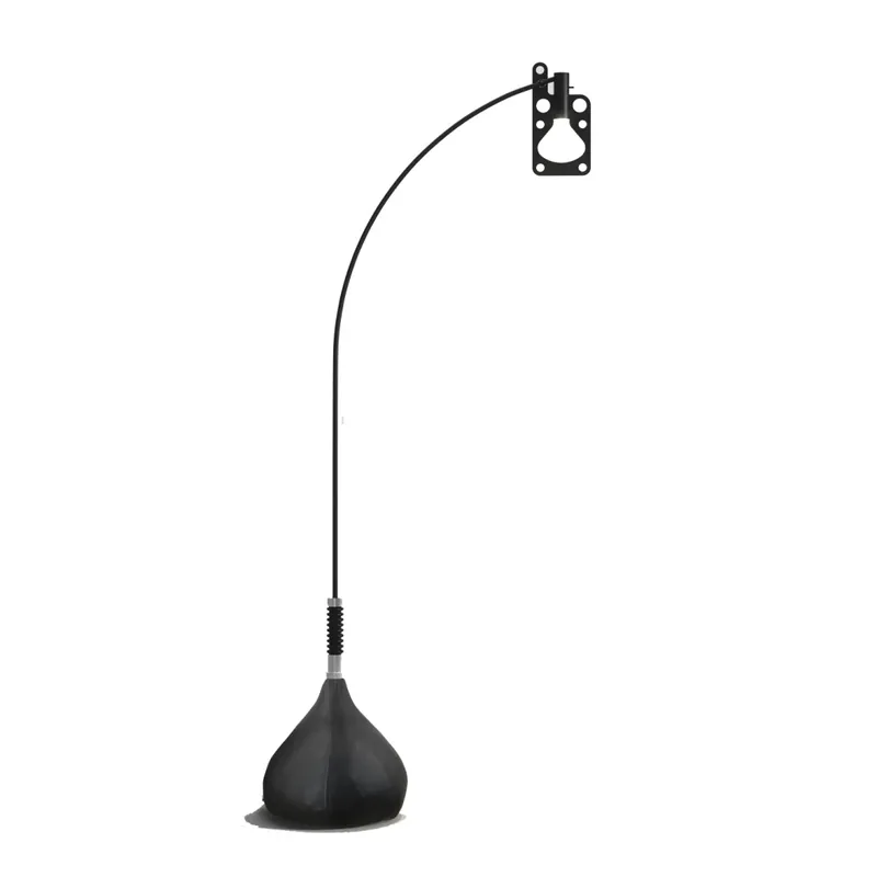 Výhodná Nabídka Axolight Bul-bo, industriální stojací lampa se stmívačem, 15,3W LED 2700K, černá, výška 233cm