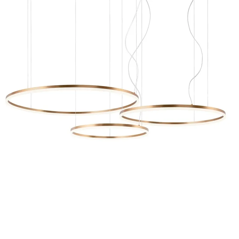 Expresní Doručení Redo Orbit direct, závěsné kruhové svítidlo, 40,5+55+68W LED 4000K DALI, bronz, prům. 60+80+100cm