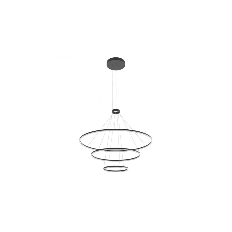 Jen Po Omezenou Doba Redo Orbit direct, závěsné kruhové svítidlo, 151W LED 4000K DALI , černá, prům. 40+80+120cm