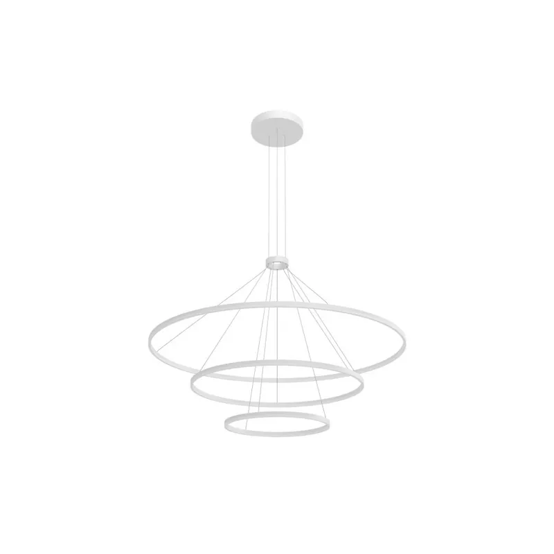 Cenová Bomba Redo Orbit direct, závěsné kruhové svítidlo, 186W LED 4000K stmívatelné TRIAC , bílá, prům. 60+100+150cm