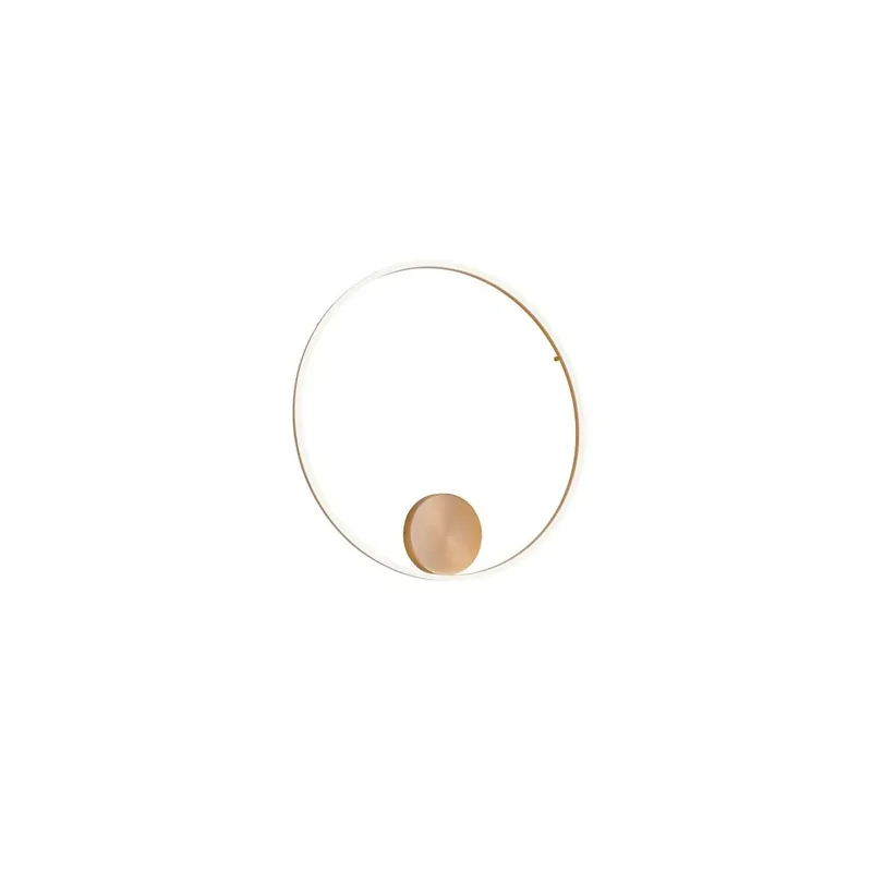 Redo Orbit direct, nástěnné/stropní kruhové svítidlo, 55W LED 4000K, stmívatelné TRIAC, bronz, prům. 80cm Must-Have