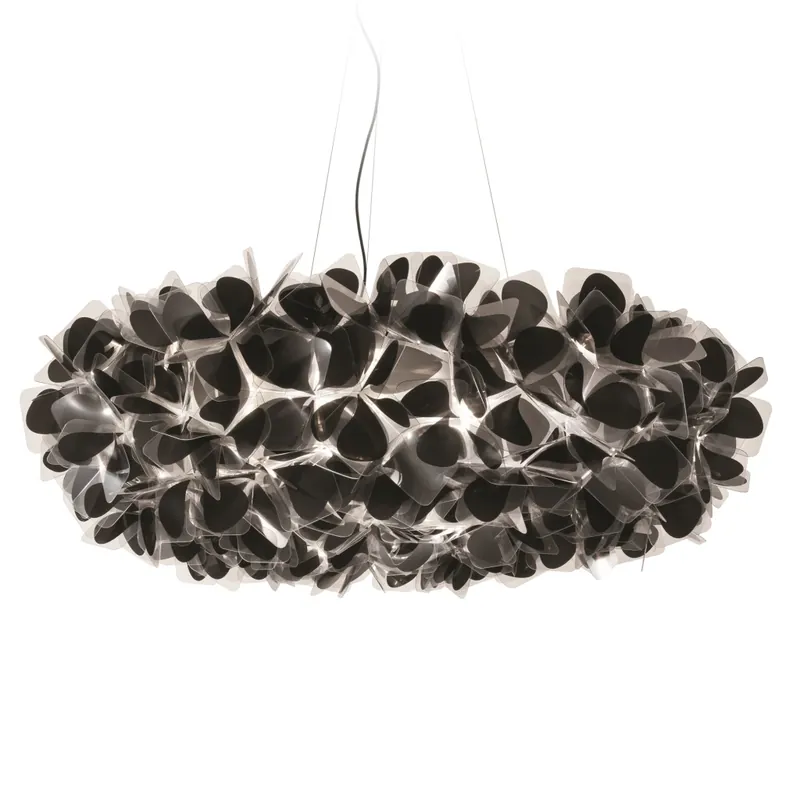 Slamp Clizia Mama Non Mama Black 130, designové svítidlo s černým kabelem, 15x12W E27, prům. 130cm Finální Výprodej