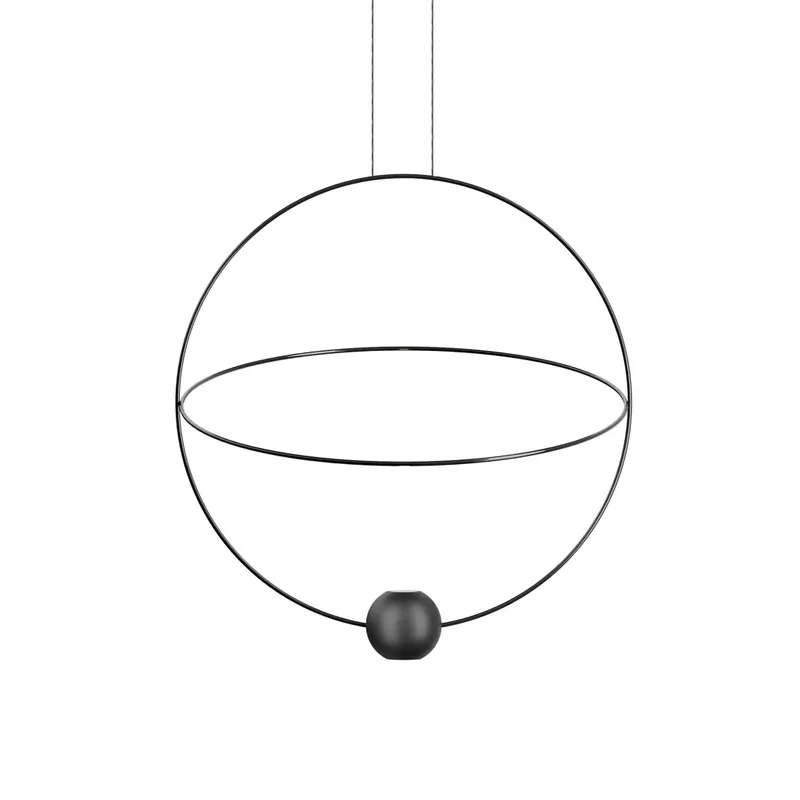 Must-Have Lodes Elara medium, závěsné svítidlo LED 27W 2700K, černá, průměr 60cm