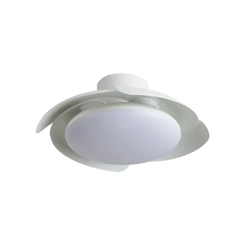 Značkový Mantra Aloha II, rozvinovací ventilátor se svítidlem a dálk. ovladačem, LED 40W 3000-5000K, bílá, průměr 48/83cm