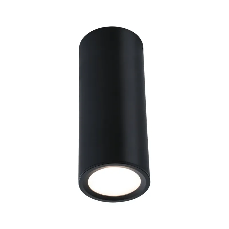 Paulmann Barrel, černé válečkové stropní svítidlo 6W LED 2700K, tříkrokové stmívání, ø6 x 15,3cm Levný