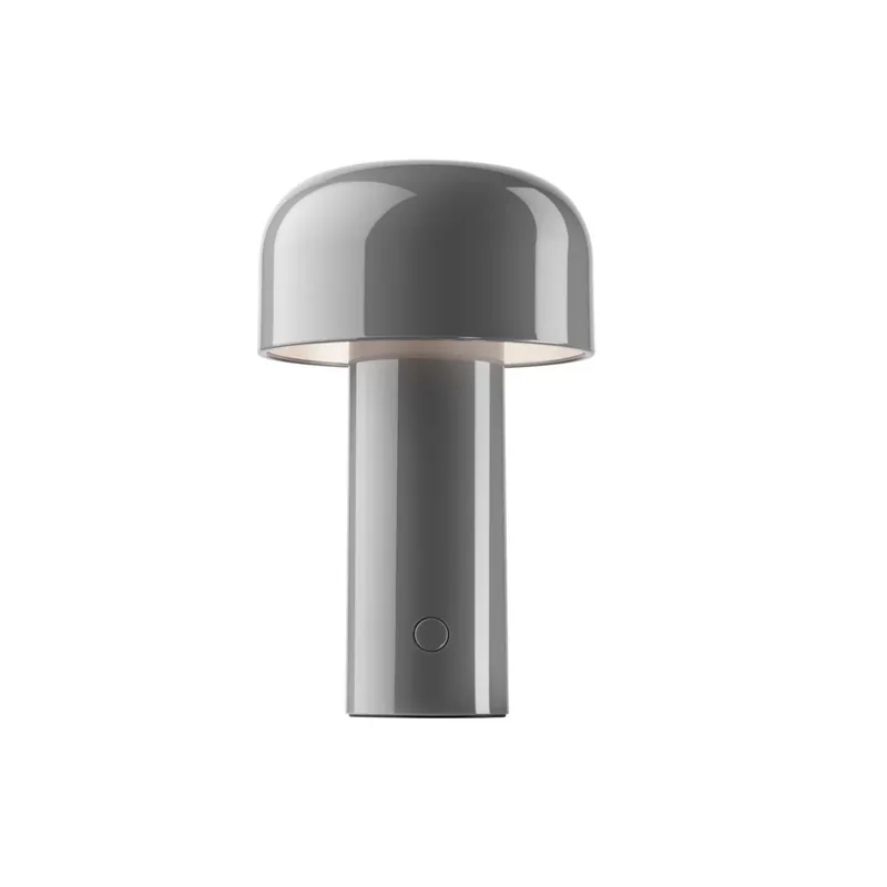 Flos Bellhop Table, šedá lampička na baterii, 2,5W LED 2700K stmívatelná, výška 21cm, IP54 Nová Kolekce