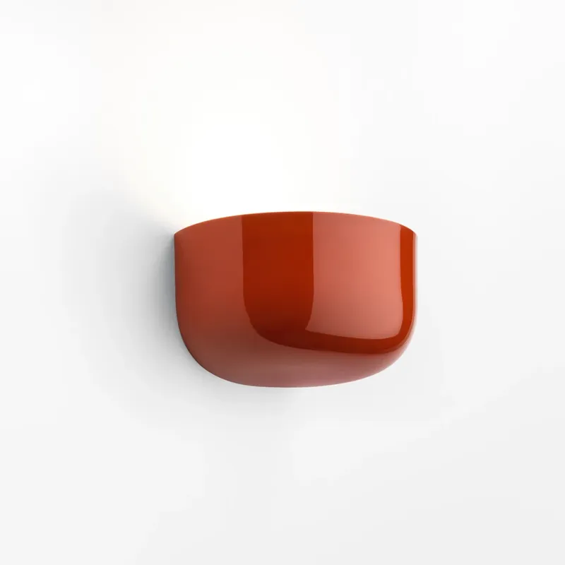 Výhodná Nabídka Flos Bellhop Up, červené designové nástěnné svítidlo, 17W LED 2700K stmívatelné, šířka 19,1cm