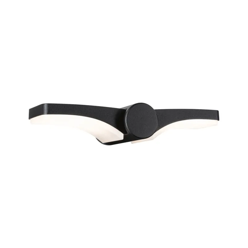 Paulmann Pekana, flexibilní antracitové venkovní nástěnné svítidlo LED 2x6W 3000K, šířka 24cm, IP44 Nejlepší Cena