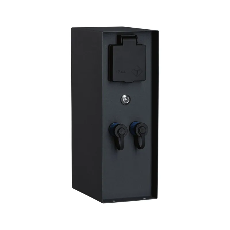 Paulmann Plug&Shine Rio, zásuvkový sloup se soumrakovým senzorem, 2x24V, 2x230V, IP44 Akce