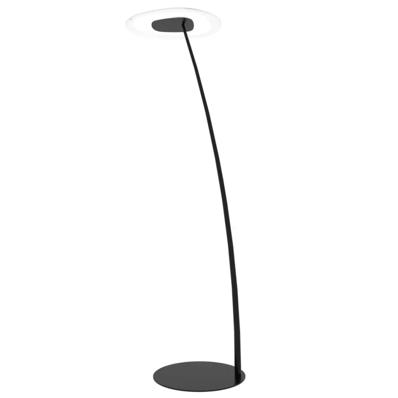 Linea Light Antigua_FL, černá stojací lampa 39W LED 3000K, výška 192cm Cenový Hit