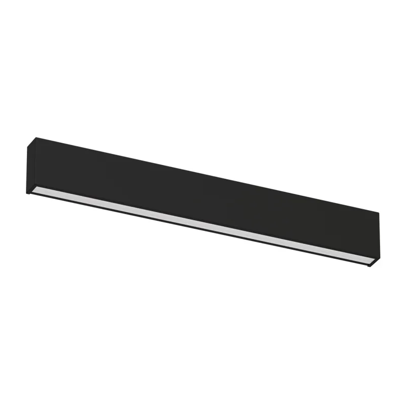 Must-Have Linea Light Box_W, černé nástěnné svítidlo se svícením nahoru/dolů, 28W LED 3000K, délka 61,9cm