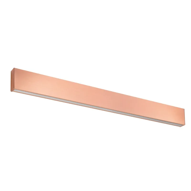 Linea Light Box_W, měděné nástěnné svítidlo se svícením nahoru/dolů, 41W LED 3000K, délka 91,9cm Víkendová Akce
