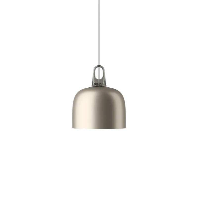 Lodes Jim Bell cluster, champagne s šedým hákem, 1x25W LED E27, prům. 28cm Hit Sezóny