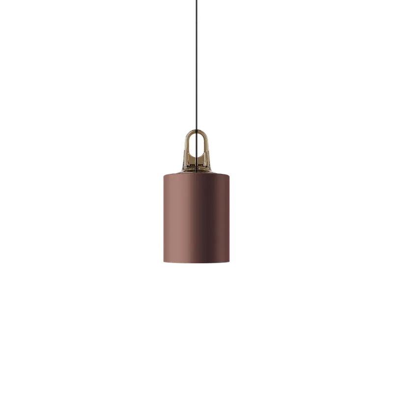 Lodes Jim Cylinder cluster, bronzové svítidlo se zlatým hákem, 1x25W LED E27, prům. 17,5cm Ověřený