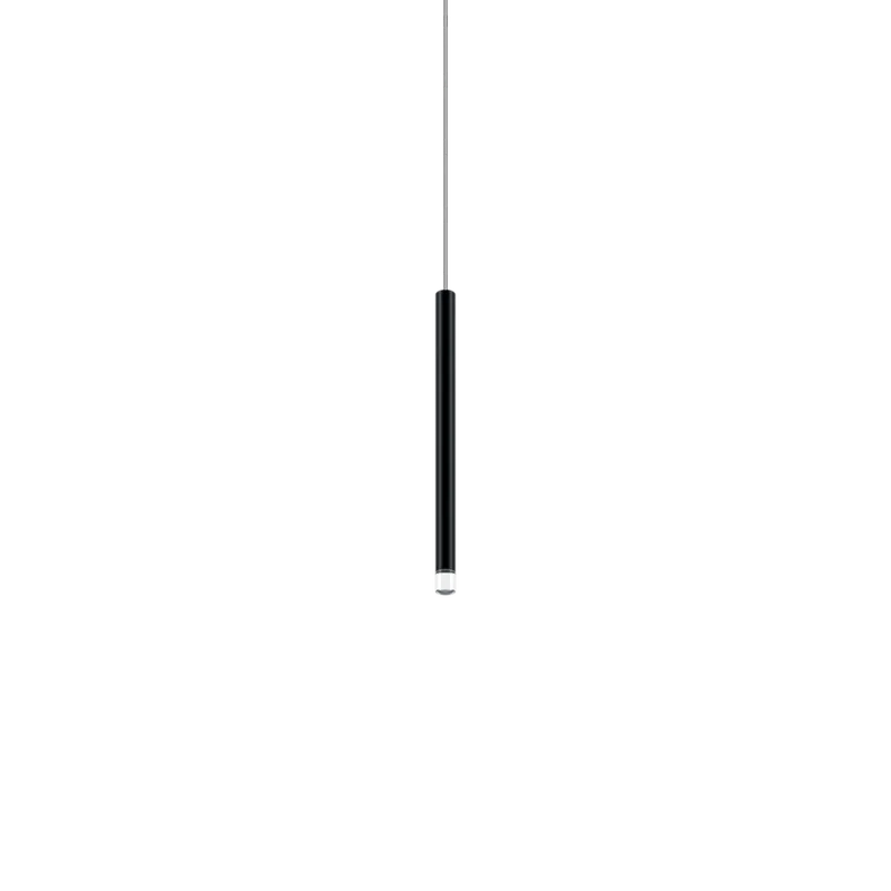 Lodes A-tube Nano Small cluster, černé závěsné svítidlo s čirým kabelem, 3W LED 2700K, 30cm Sezónní Sleva