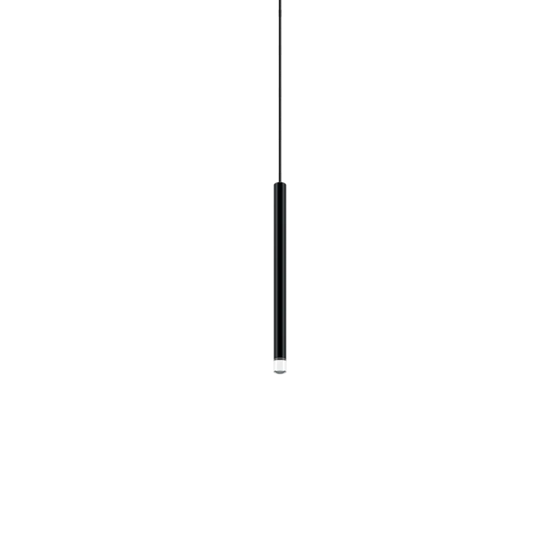 Lodes A-tube Nano Small cluster, černé závěsné svítidlo s černým kabelem, 3W LED 3000K, 30cm Nejlepší Volba