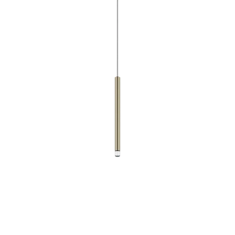 Výhodná Nabídka Lodes A-tube Nano Small cluster, champagne, závěsné svítidlo s čirým kabelem, 3W LED 3000K, 30cm