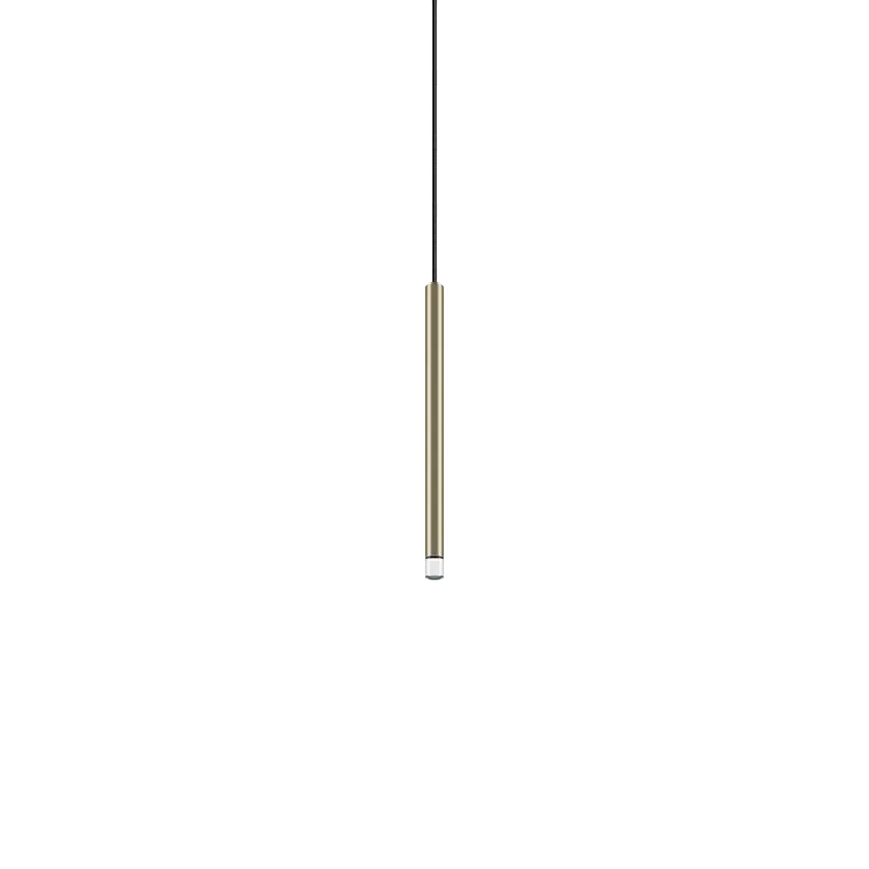 Lodes A-tube Nano Small cluster, champagne, závěsné svítidlo s černým kabelem, 3W LED 3000K, 30cm Kup Teď