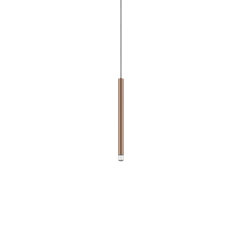 Lodes A-tube Nano Small cluster, hnědé závěsné svítidlo s čirým kabelem, 3W LED 3000K, 30cm Nová Kolekce