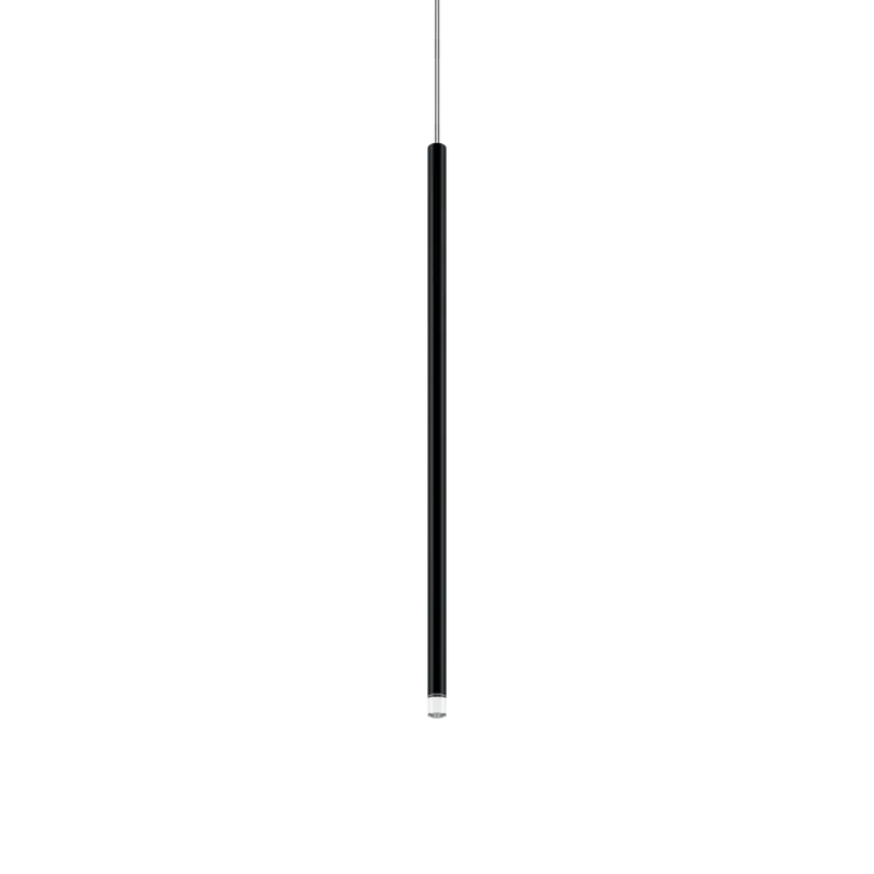 Lodes A-tube Nano Medium cluster, černé závěsné svítidlo s čirým kabelem, 3W LED 3000K, 60cm Top Prodej