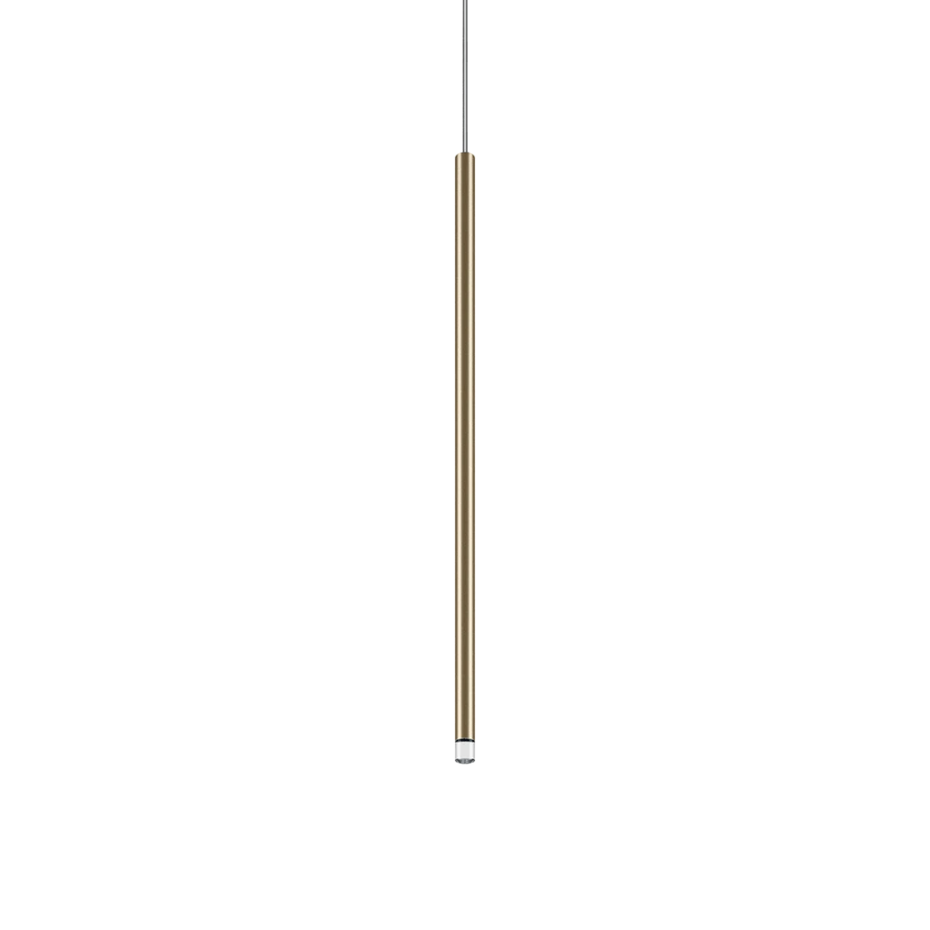 Lodes A-tube Nano Medium cluster, champagne, závěsné svítidlo s čirým kabelem, 3W LED 3000K, 60cm Cenová Bomba