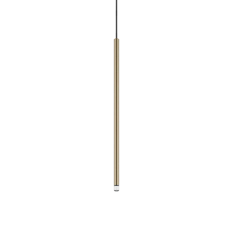 Lodes A-tube Nano Medium cluster, champagne, závěsné svítidlo s černým kabelem, 3W LED 2700K, 60cm Cenová Bomba
