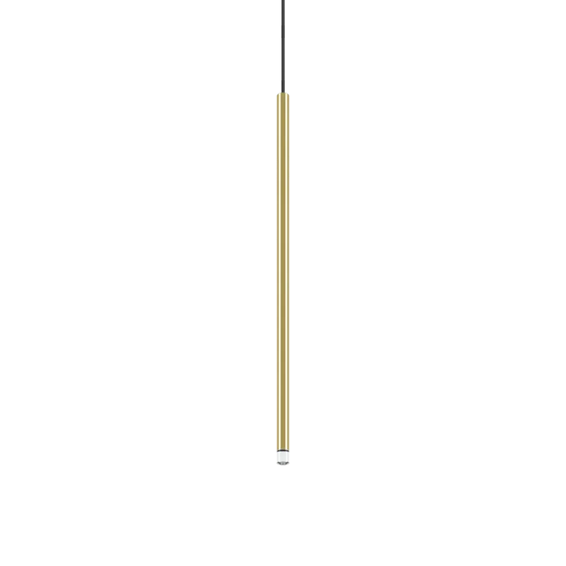 Odeslání Ihned Lodes A-tube Nano Medium cluster, zlaté závěsné svítidlo s černým kabelem, 3W LED 2700K, 60cm