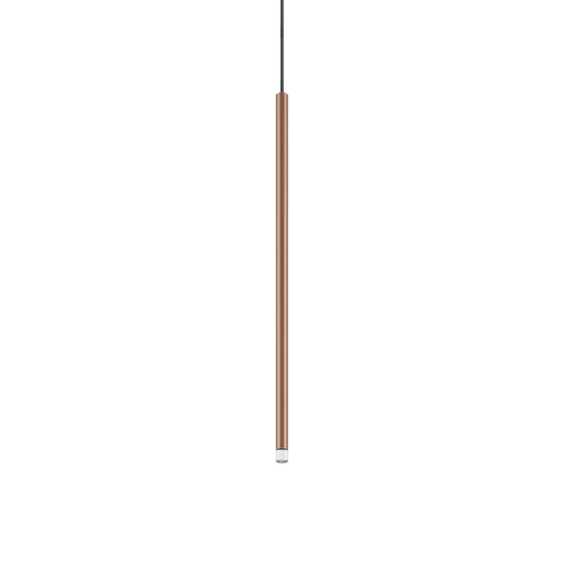 Lodes A-tube Nano Medium cluster, hnědé závěsné svítidlo s černým kabelem, 3W LED 2700K, 60cm Značkový