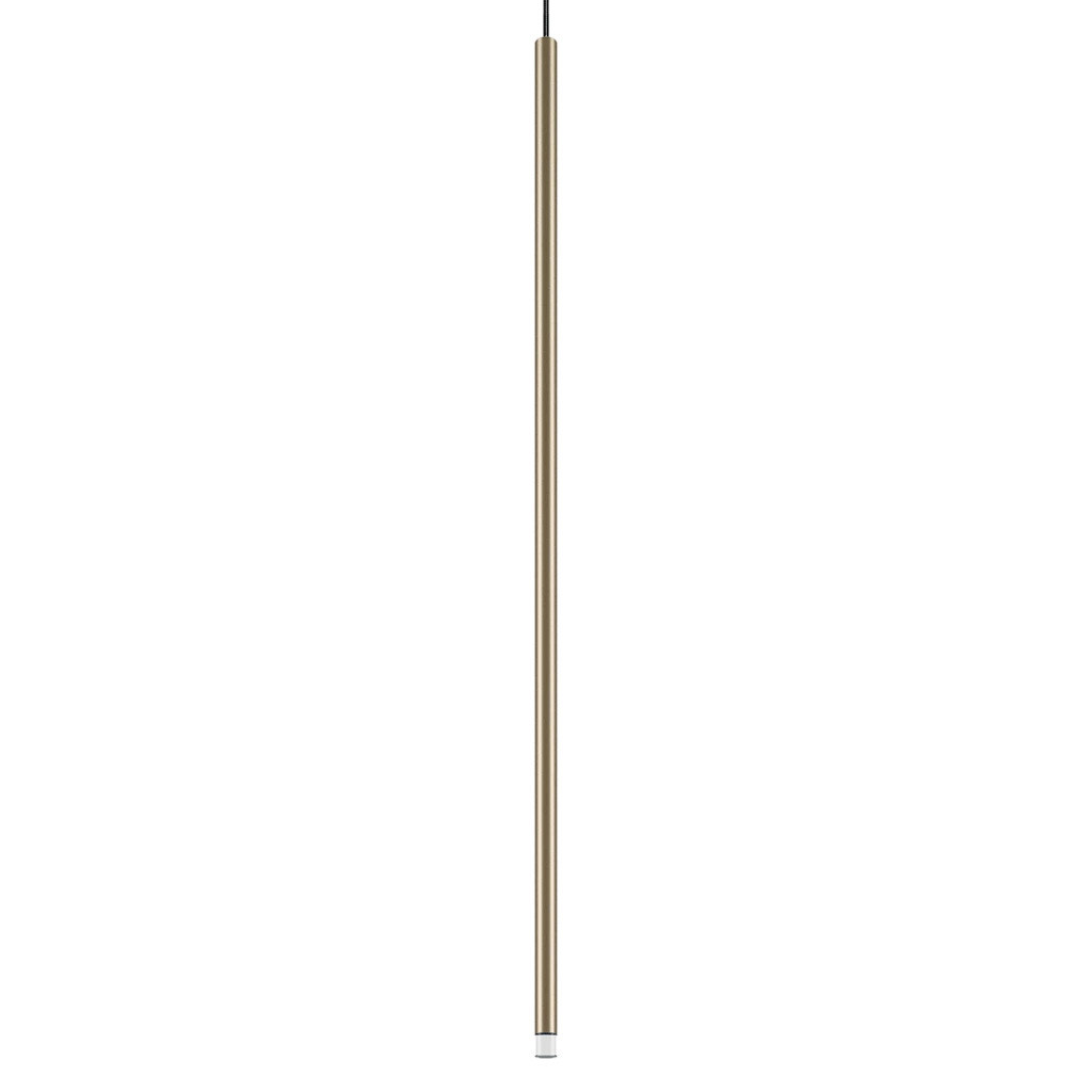 Vrácení Zdarma Lodes A-tube Nano Large cluster, champagne, závěsné svítidlo s černým kabelem, 3W LED 2700K, 90cm