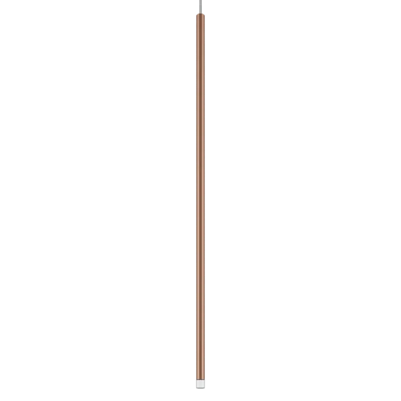 Lodes A-tube Nano Large cluster, hnědé závěsné svítidlo s čirým kabelem, 3W LED 2700K, 90cm Hit Sezóny
