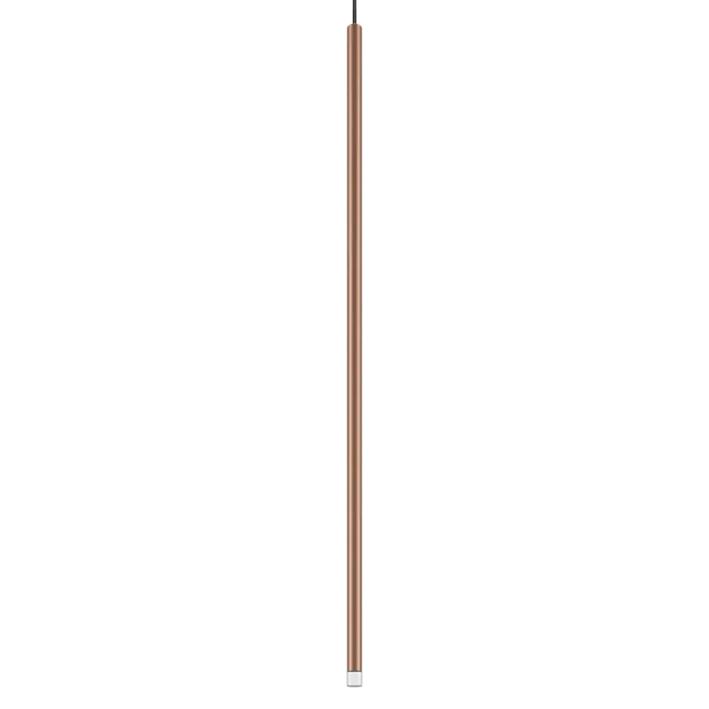 Lodes A-tube Nano Large cluster, hnědé závěsné svítidlo s černým kabelem, 3W LED 3000K, 90cm Koupit Online