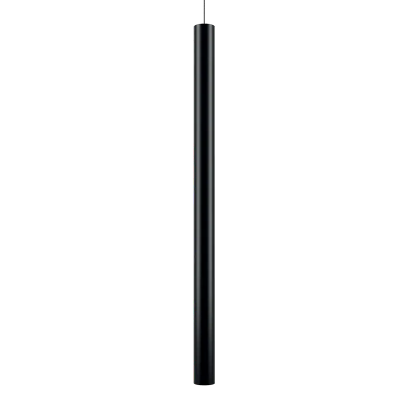 Lodes A-tube large, černé závěsné válcové svítidlo, 1x10W LED GU10, výška 100cm Bezpečná Platba