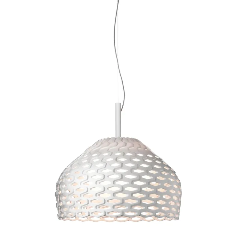 Flos Tatou S2, bílý designový lustr, 1x205W E27, prům. 50cm Ověřený