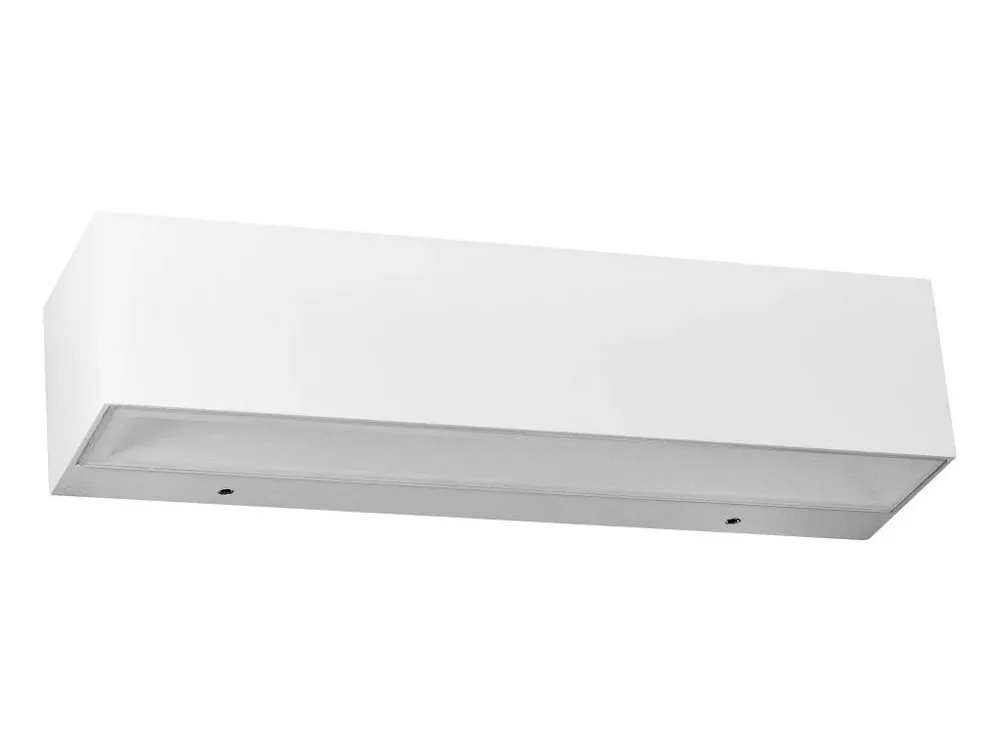 Podélné LED venkovní svítidlo na fasádu Maxim 26cm, Černá/Bílá IP65 Akční Nabídka
