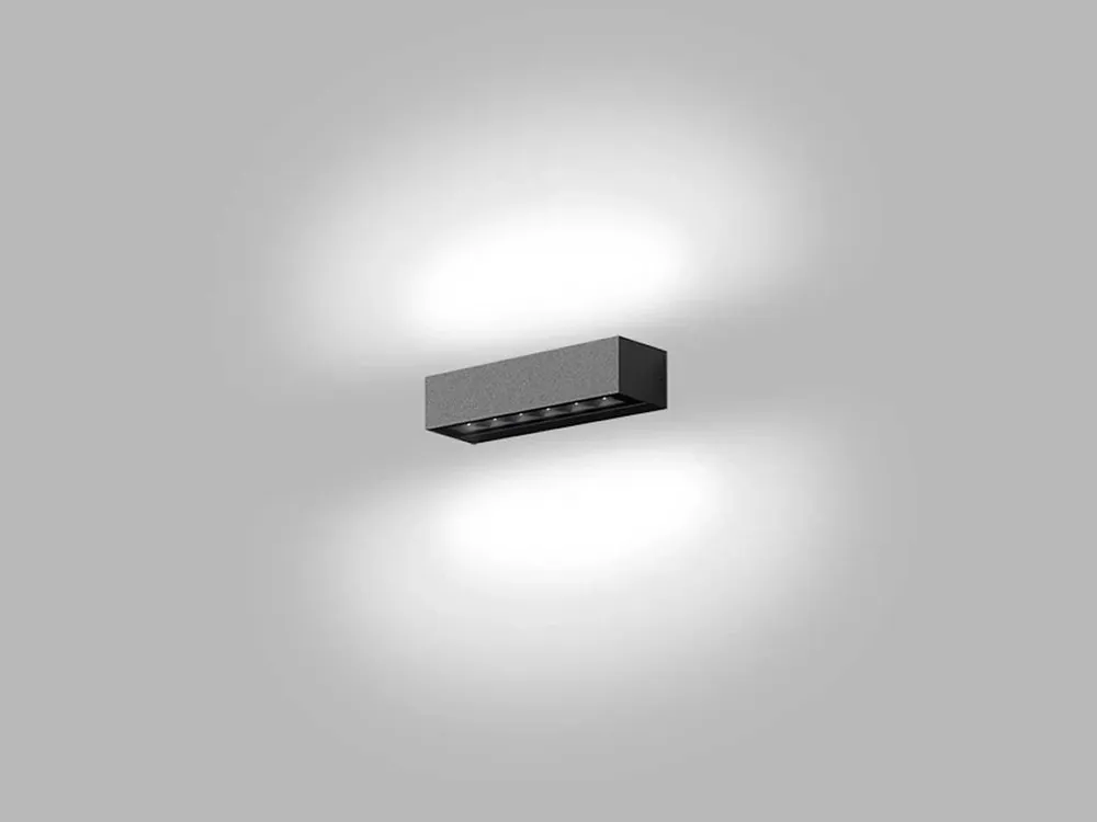 LED2 BENO 2, A NÁSTĚNNÉ SVÍTIDLO, ANTRACIT 2x6W 3000K Jen Po Omezenou Doba