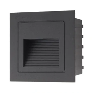 Zlevněný Zapuštěné orientační svítidlo GHOST, černá 2W IP65 exteriér (3000K/4000K)