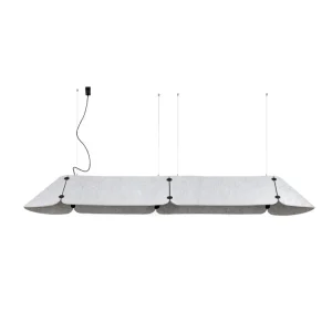 Ihned K Objednání Akustické závěsné LED svítidlo FONOVIA 2400, 50W (3000K/4000K)