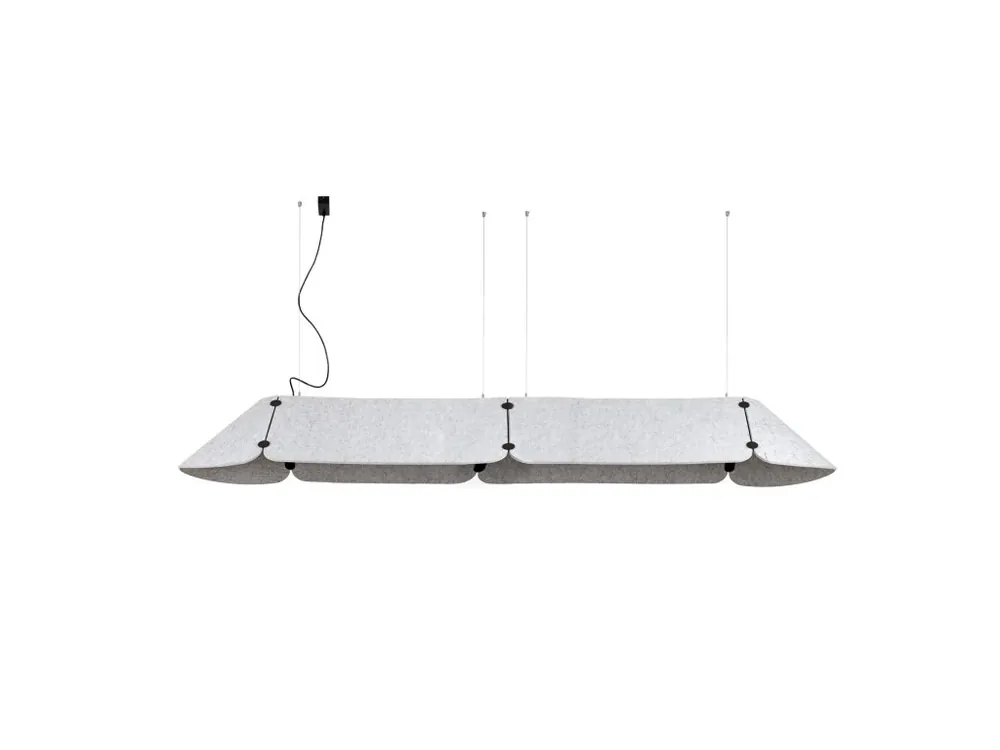 Ihned K Objednání Akustické závěsné LED svítidlo FONOVIA 2400, 50W (3000K/4000K)
