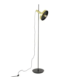 Akční Nabídka FARO BARCELONA WHIZZ, STOJACÍ LAMPA, ZLATÁ/ČERNÁ 1xE27