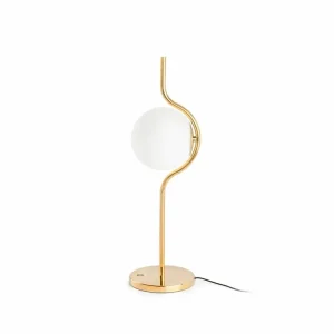 Expresní Doručení FARO BARCELONA LE VITA, STOLNÍ LAMPA, ZLATÁ 7W 2700K