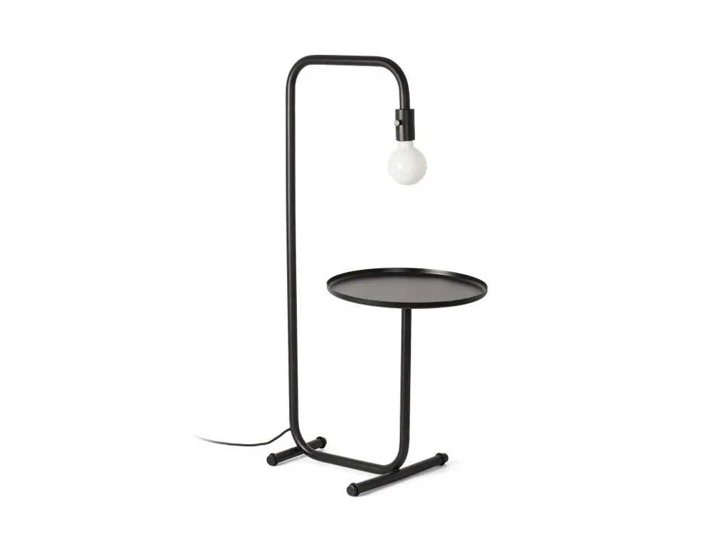 FARO BARCELONA GUEST, STOJACÍ LAMPA, ČERNÁ 1xE27 Originální