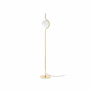 Akční Nabídka FARO BARCELONA LE VITA, STOJACÍ LAMPA, ZLATÁ 7W 2700K