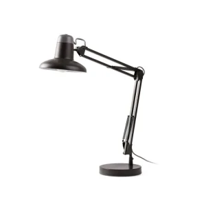FARO BARCELONA SNAP, STOLNÍ LAMPA, ČERNÁ 1xE27 Nová Kolekce