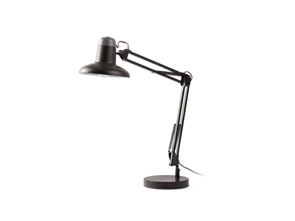 FARO BARCELONA SNAP, STOLNÍ LAMPA, ČERNÁ 1xE27 Nová Kolekce