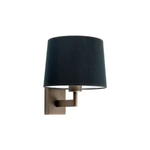 Cenově Výhodný FARO BARCELONA ARTIS, NÁSTĚNNÁ LAMPA, BRONZOVÁ/ČERNÁ 1xE27