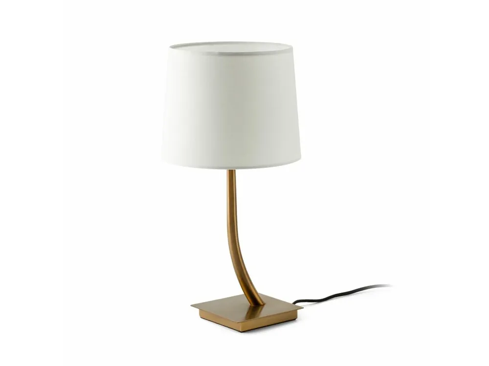 Koupit Online FARO BARCELONA REM, STOLNÍ LAMPA, BRONZ/BÍLÁ 1xE27